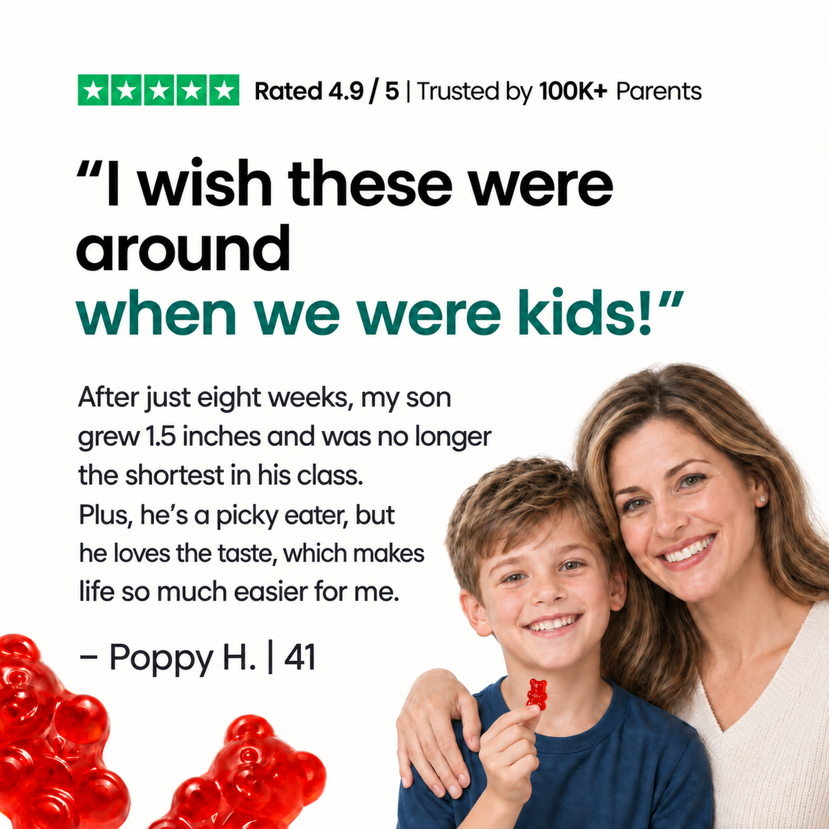 Support Development with Growth Gummies