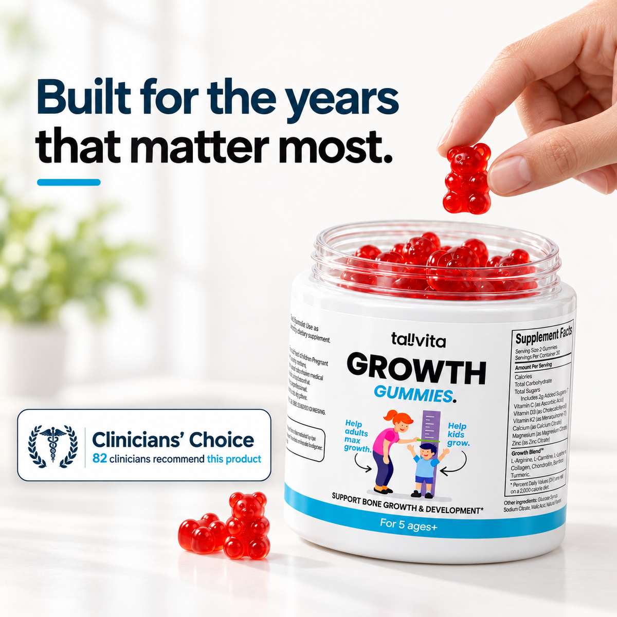 Support Development with Growth Gummies